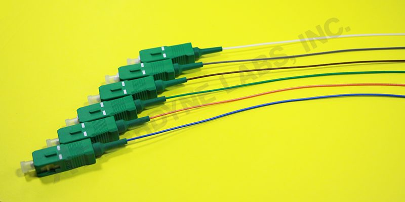 6 Pack Singlemode Simplex 900um SC/APC-Pigtail