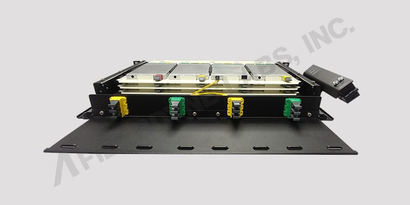 Back View 1U High Density Cassette Chassis