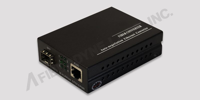 1000Base-SFP Slot to 10/100/1000Base-TX Fiber Media Converter