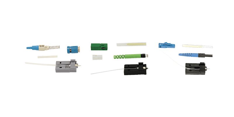FUSEConnect Kits—ST (blue), SC (green), LC (blue)