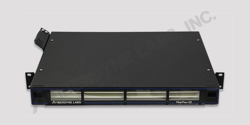 Front View 1U High Density Cassette Chassis