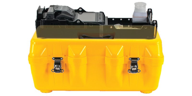 AFL Fujikura 41S Fusion Splicer In Case with lid detachted