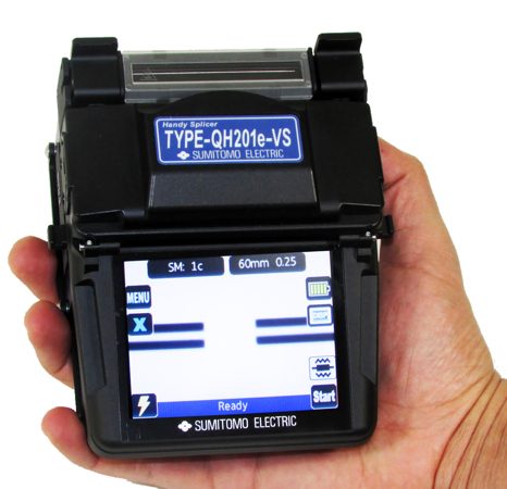 Sumitomo Quantum Type-QH201e-VS Handheld Fusion Splicer