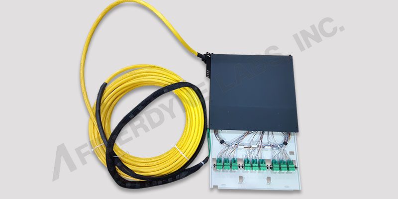 High Density 72 Port LC APC Loaded with Fiber with Pulling Eye