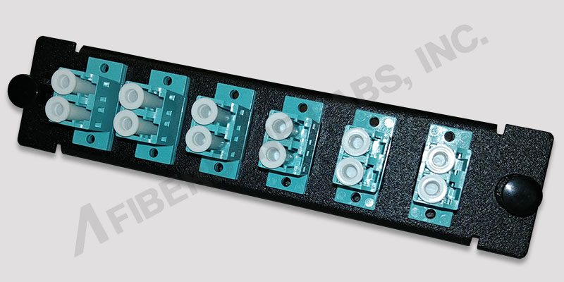 LC OM3/OM4 12 Port Panel