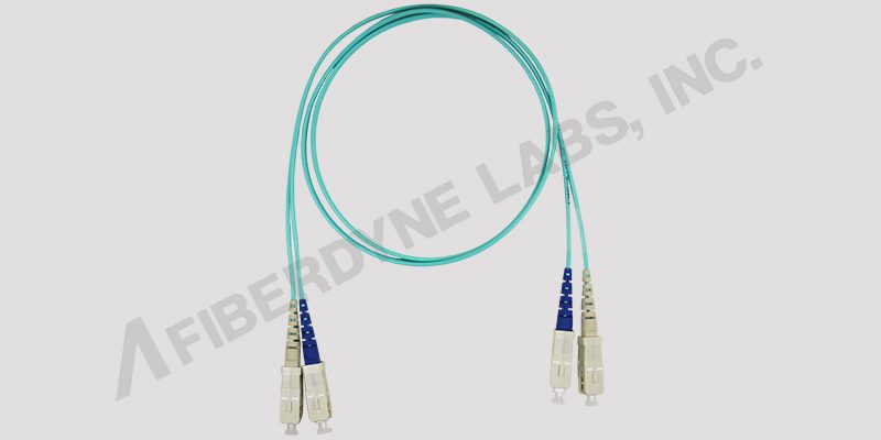MM Duplex 50/125um Aqua 10G 2.0mm SC/UPC-SC/UPC