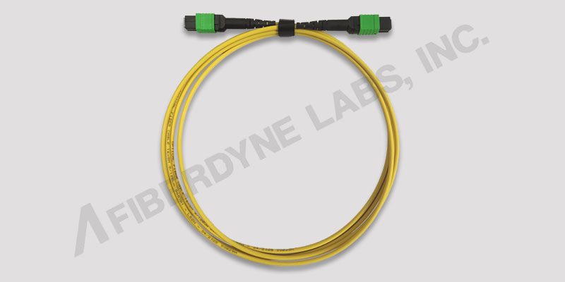 MPO/APC 16 position cable w/dust caps removed