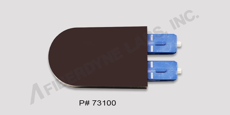 SC/UPC Loopback Block Style Top View P/N 73100