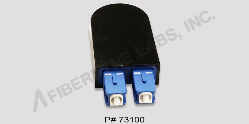 SC/UPC Loopback Block Style Front View P/N 73100
