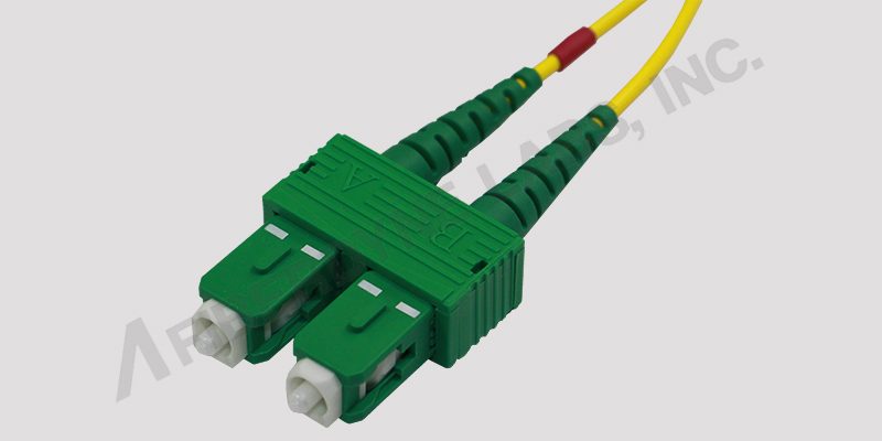 Singlemode Duplex 2.0mm SC/APC (Yoked) Connector