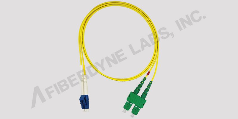 2.0 Singlemode Duplex LC (Clipped)-SC/APC (Yoked)