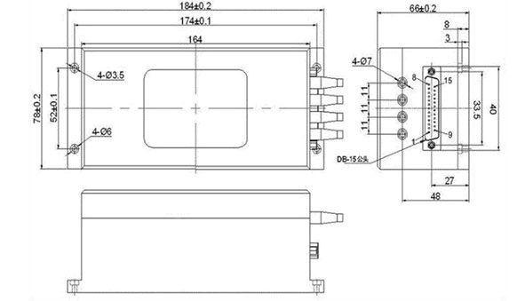 Optical Switch 184x78x66