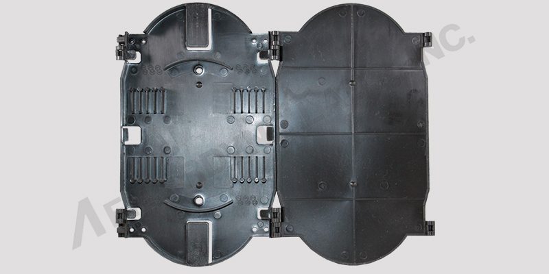 12 Port Wallmount Termination Box with Splicing and Pigtails